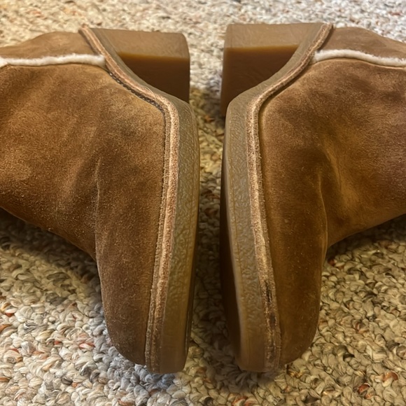 UGG Women's Kasen Block-Heel Tan Boots Size 7 - Picture 9 of 12